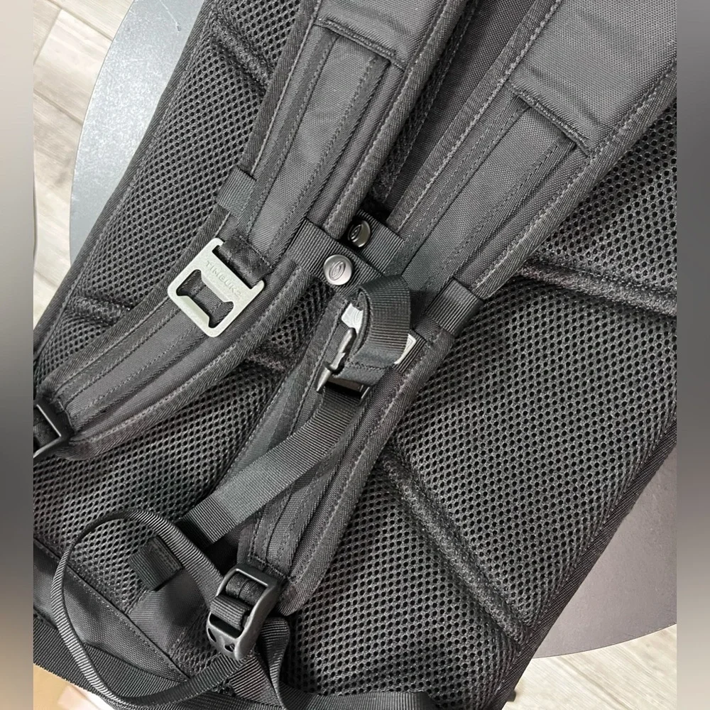 NEW Timbuk2 Custom Prospect Roll Top Laptop Work Backpack Black Gray Blue School